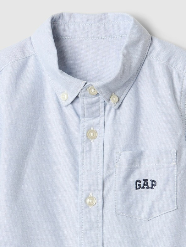 GAP Dojenčkova oksfrodska srajca z logotipom GAP