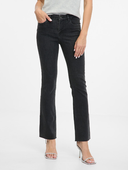 Orsay Črne ženske bootcut kavbojke ORSAY