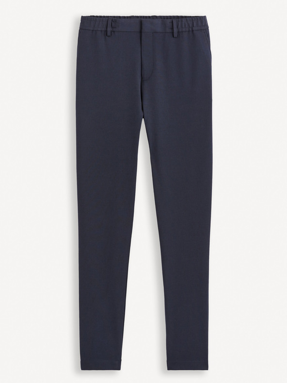 Celio Temno modre moške oprijete hlače Celio Coseverin