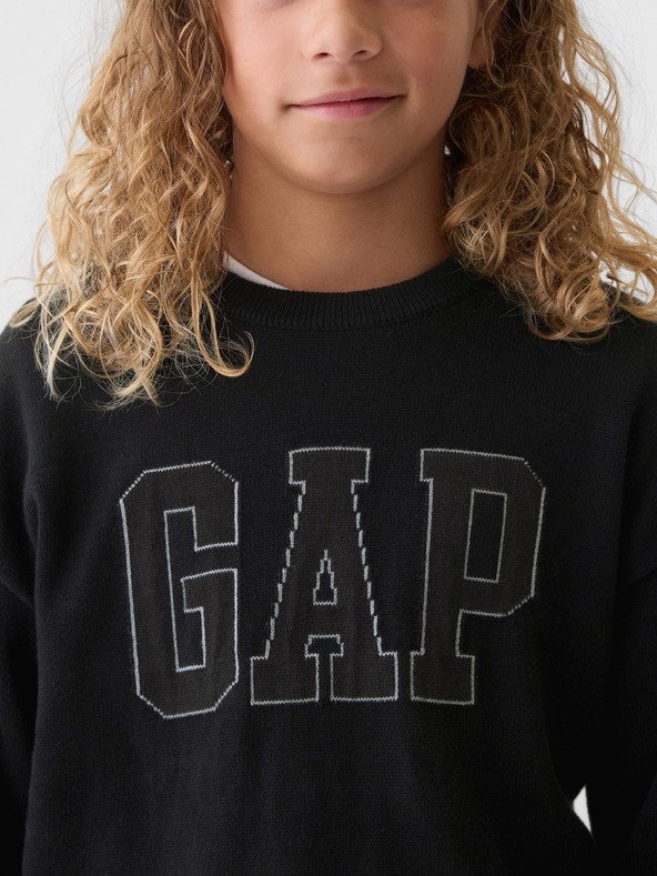 GAP Otroški pulover z logotipom GAP