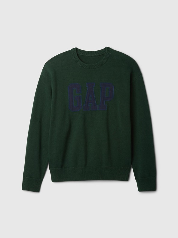 GAP Otroški pulover z logotipom GAP
