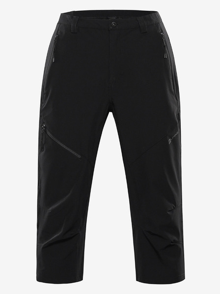 ALPINE PRO Moški softshell kapri ALPINE PRO WEDER črna