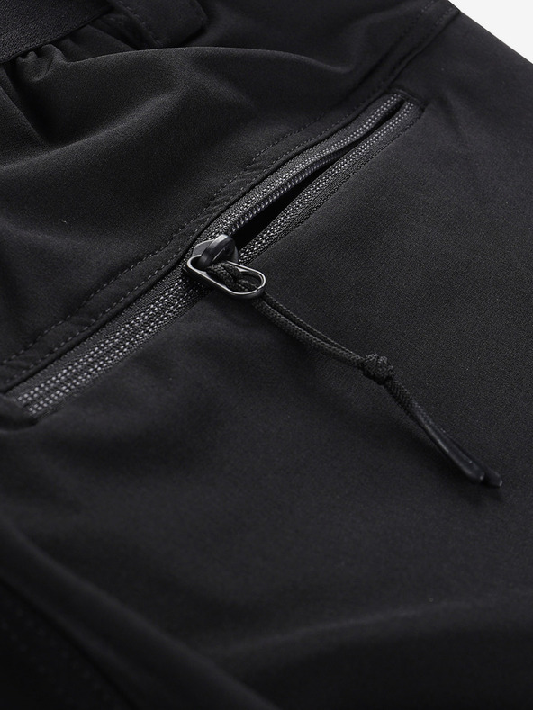 ALPINE PRO Moški softshell kapri ALPINE PRO WEDER črna