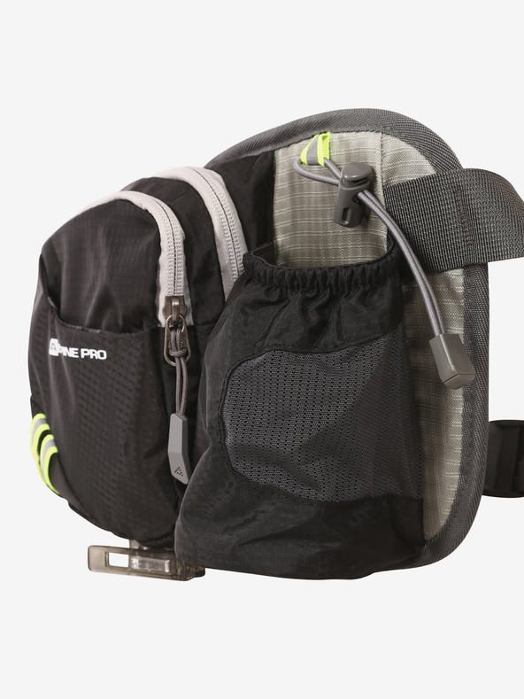 ALPINE PRO Črna športna ledvica ALPINE PRO HOTHE