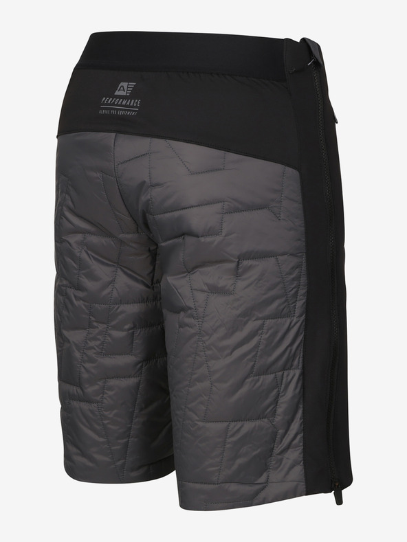 ALPINE PRO Moške kratke hlače z membrano ALPINE PRO CORAL dk.true gray