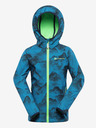 ALPINE PRO Modra otroška softshell jakna z membrano Alpine Pro Ezoro