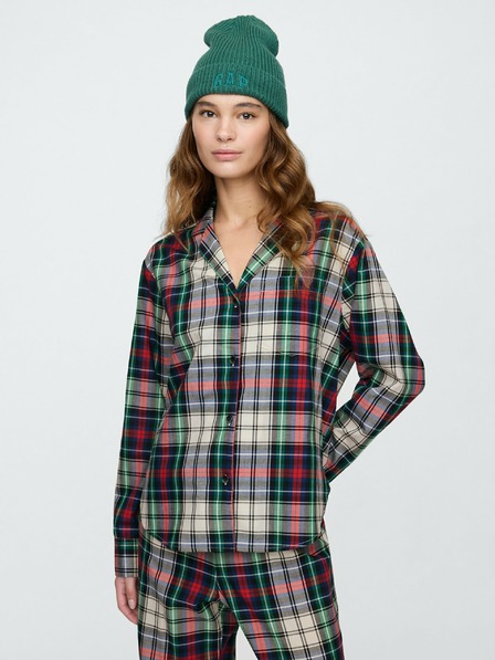 GAP Oversize pižama srajca iz poplina GAP