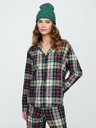 GAP Oversize pižama srajca iz poplina GAP