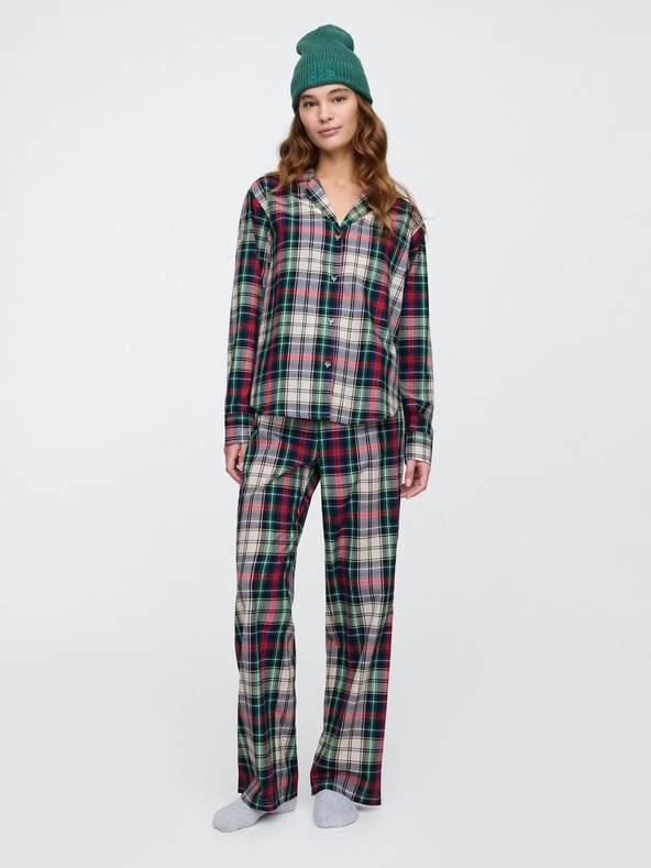 GAP Oversize pižama srajca iz poplina GAP