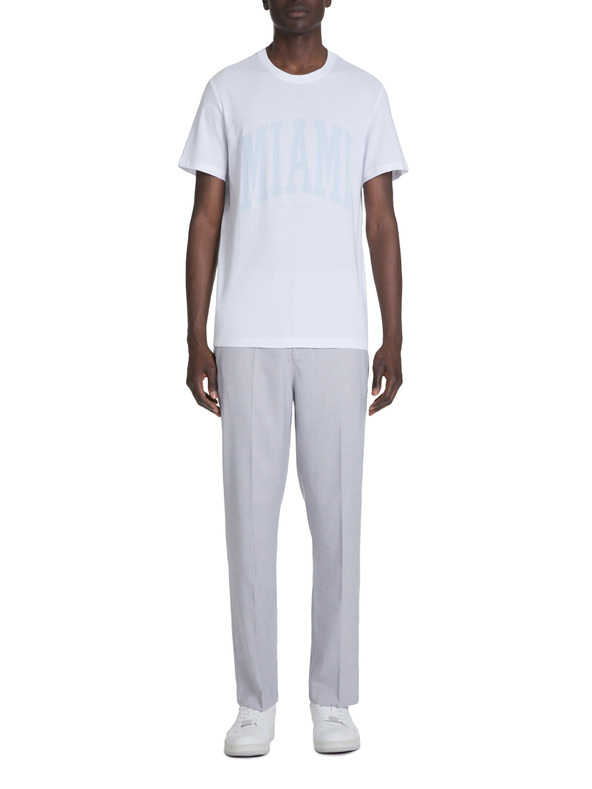 Celio Bela majica z vzorcem Jeville Celio