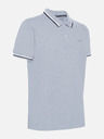 Geox Modré pánske polokošele Geox Polo