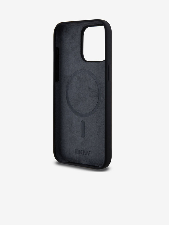 DKNY Tekoči silikonski logotip Arch MagSafe za iPhone 14 Pro Max Black DKNY