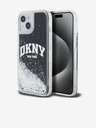 DKNY Liquid Glitter Arch Logo hrbtni ovitek za iPhone 14 Black DKNY
