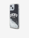 DKNY Liquid Glitter Arch Logo hrbtni ovitek za iPhone 14 Black DKNY