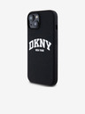 DKNY Tekoči silikonski logotip Arch MagSafe Back Cover za iPhone 14 Black DKNY