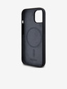 DKNY Tekoči silikonski logotip Arch MagSafe Back Cover za iPhone 14 Black DKNY