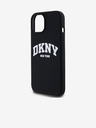 DKNY Tekoči silikonski logotip Arch MagSafe za iPhone 15 črn DKNY