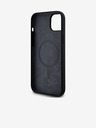 DKNY Tekoči silikonski logotip MagSafe za iPhone 15 Plus črn DKNY