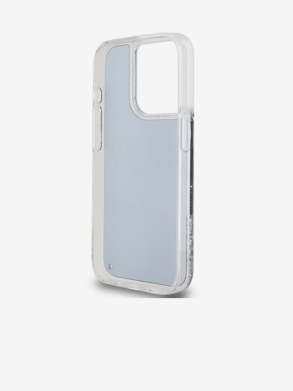 DKNY Liquid Glitter Arch Logo Back Cover za iPhone 15 Pro Black DKNY