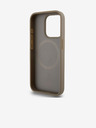 DKNY PU Leather Repeat Pattern Bottom Stripe MagSafe Back Cover za iPhone 14 Pro Brown DKNY