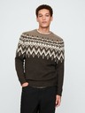 GAP Pulover iz volnene mešanice Fair Isle GAP