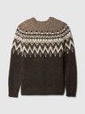 GAP Pulover iz volnene mešanice Fair Isle GAP