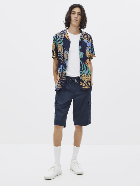 Celio Temno modre kratke hlače Celio Rolver2Bm