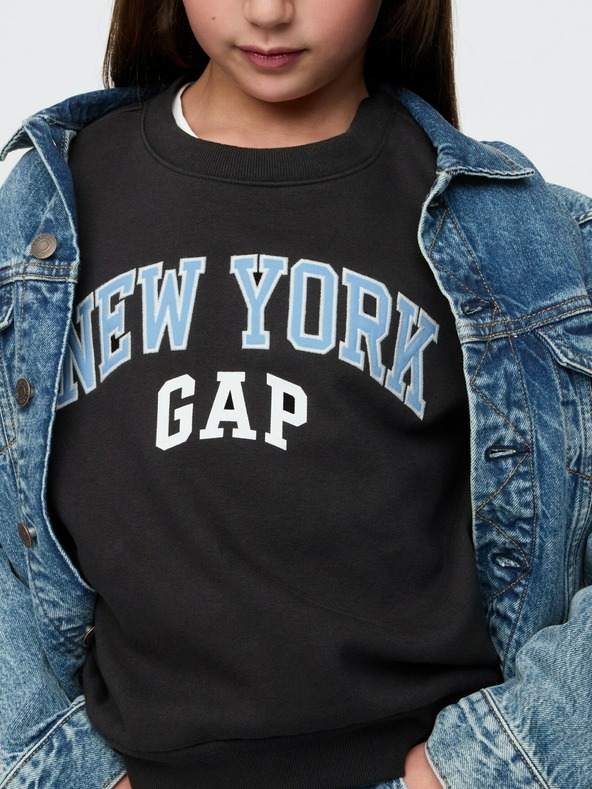 GAP Otroška prevelika jopa z logotipom GAP