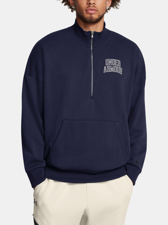 Under Armour Moški pulover Under Armour UA Icon HWT Terry OS 1/2 Zip