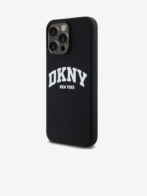 DKNY Liquid Silicone Arch Logo MagSafe Back Cover za iPhone 12/12 Pro Black DKNY