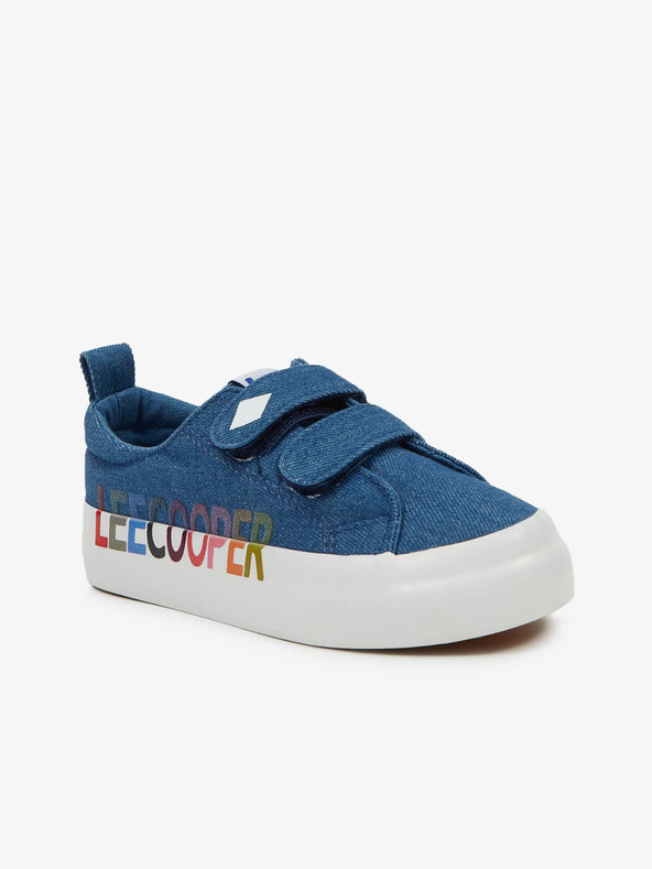 Lee Cooper Modre otroške vzorčaste superge Lee Cooper