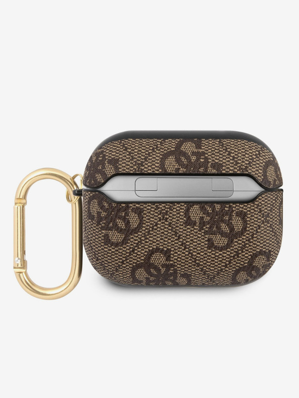 Guess 4G Script PC/PU Airpods Pro Brown Ovitek