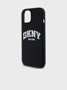 DKNY Tekoči silikonski logotip Arch MagSafe Back Cover za iPhone 11 Black DKNY