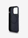 DKNY PU Leather Stack Logo Magsafe Back Cover za iPhone 15 Pro Max Black DKNY