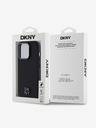 DKNY PU Leather Stack Logo Magsafe Back Cover za iPhone 15 Pro Max Black DKNY