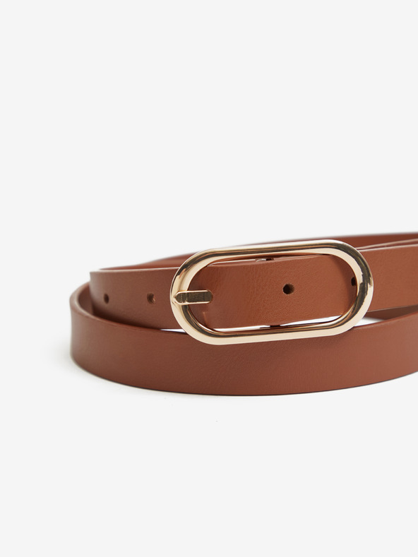 Orsay Rjav ženski usnjen pas ORSAY