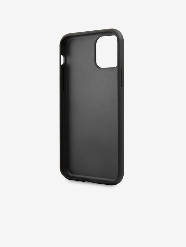 Karl Lagerfeld PU Saffiano Karl in Choupette NFT hrbtni ovitek za iPhone 11 črn Karl Lagerfeld