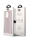 Karl Lagerfeld Karl Lagerfeld PU Saffiano Rhinestone Charm Back Cover za iPhone 15 Pro Max Pink