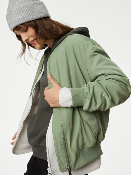 Marks & Spencer Zelene ženske bomber hlače Marks & Spencer