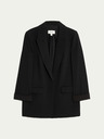 Marks & Spencer enonadstropni blazer ohlapnega kroja Marks & Spencer črna