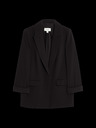 Marks & Spencer enonadstropni blazer ohlapnega kroja Marks & Spencer črna
