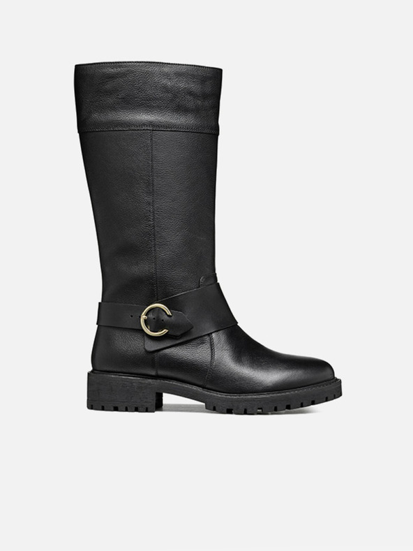 Geox Črni ženski škornji Geox Hoara