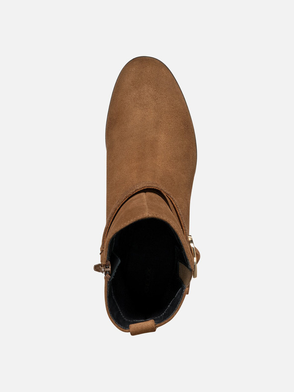 Geox Rjavi ženski gležnjarji Geox Walk Pleasure 55