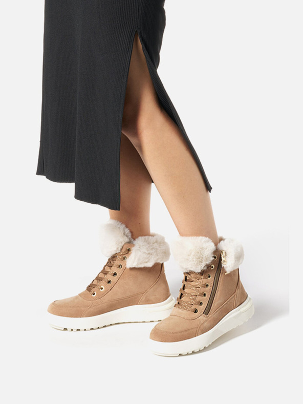 Geox Rjavi ženski gležnjarji Geox Dalyla B ABX