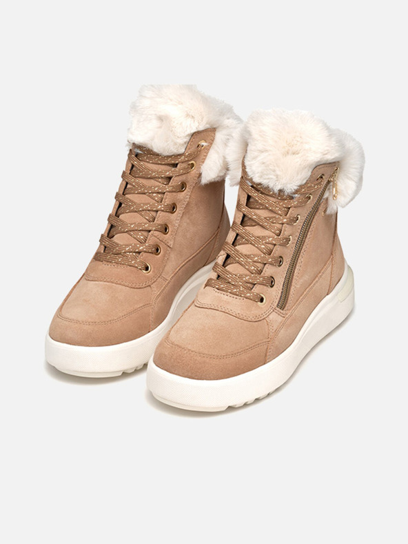 Geox Rjavi ženski gležnjarji Geox Dalyla B ABX