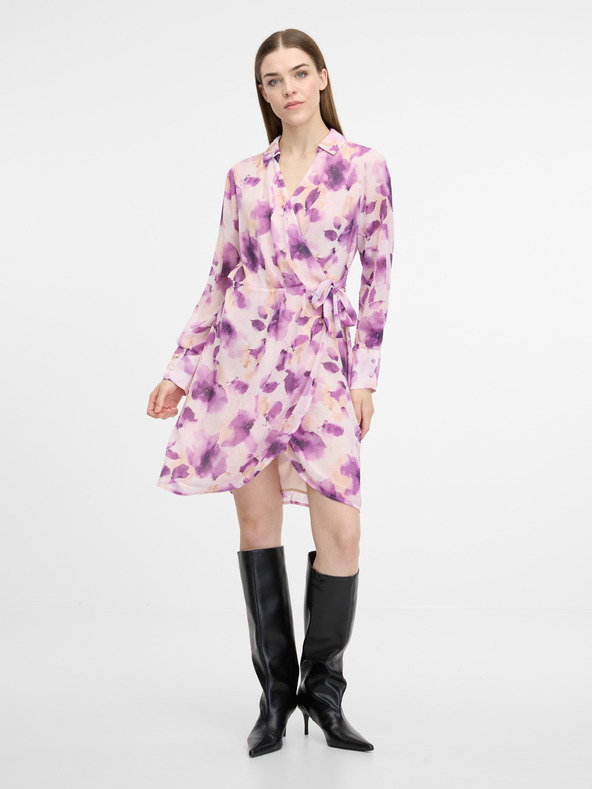 Orsay Rožnata ženska obleka do kolen ORSAY