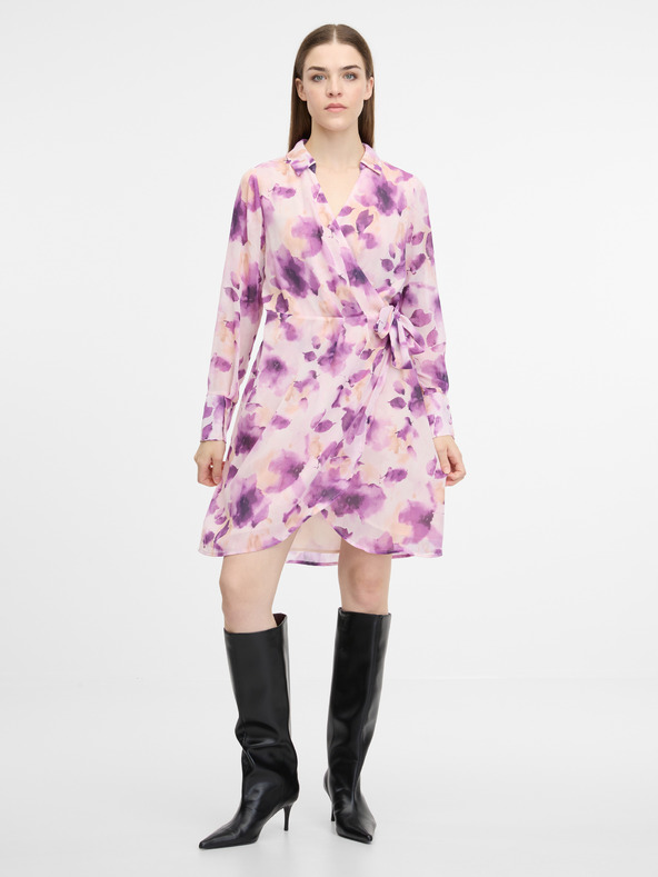 Orsay Rožnata ženska obleka do kolen ORSAY