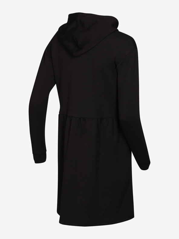 NAX Črna ženska obleka NAX Miwa