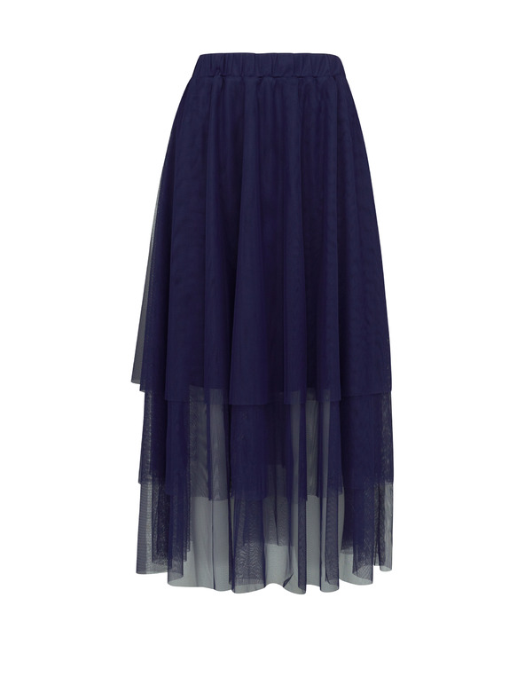 Orsay Temno modro žensko midi krilo ORSAY