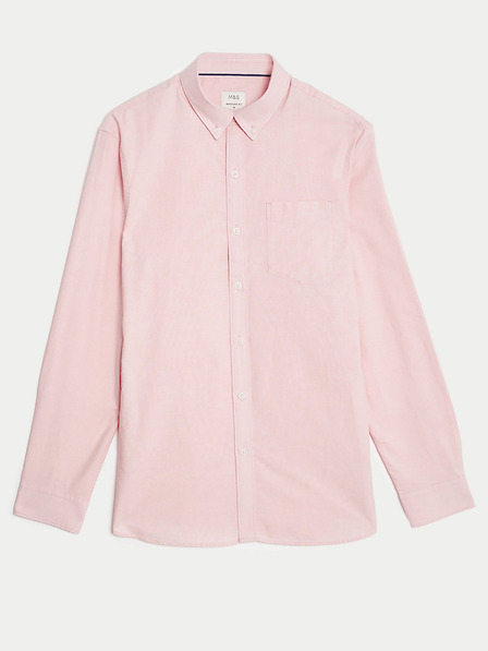 Marks & Spencer Rožnata moška srajca Oxford Marks & Spencer